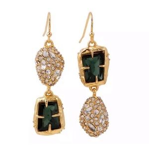 ALEXIS BITTAR • Double Drop Mismatched Earrings
